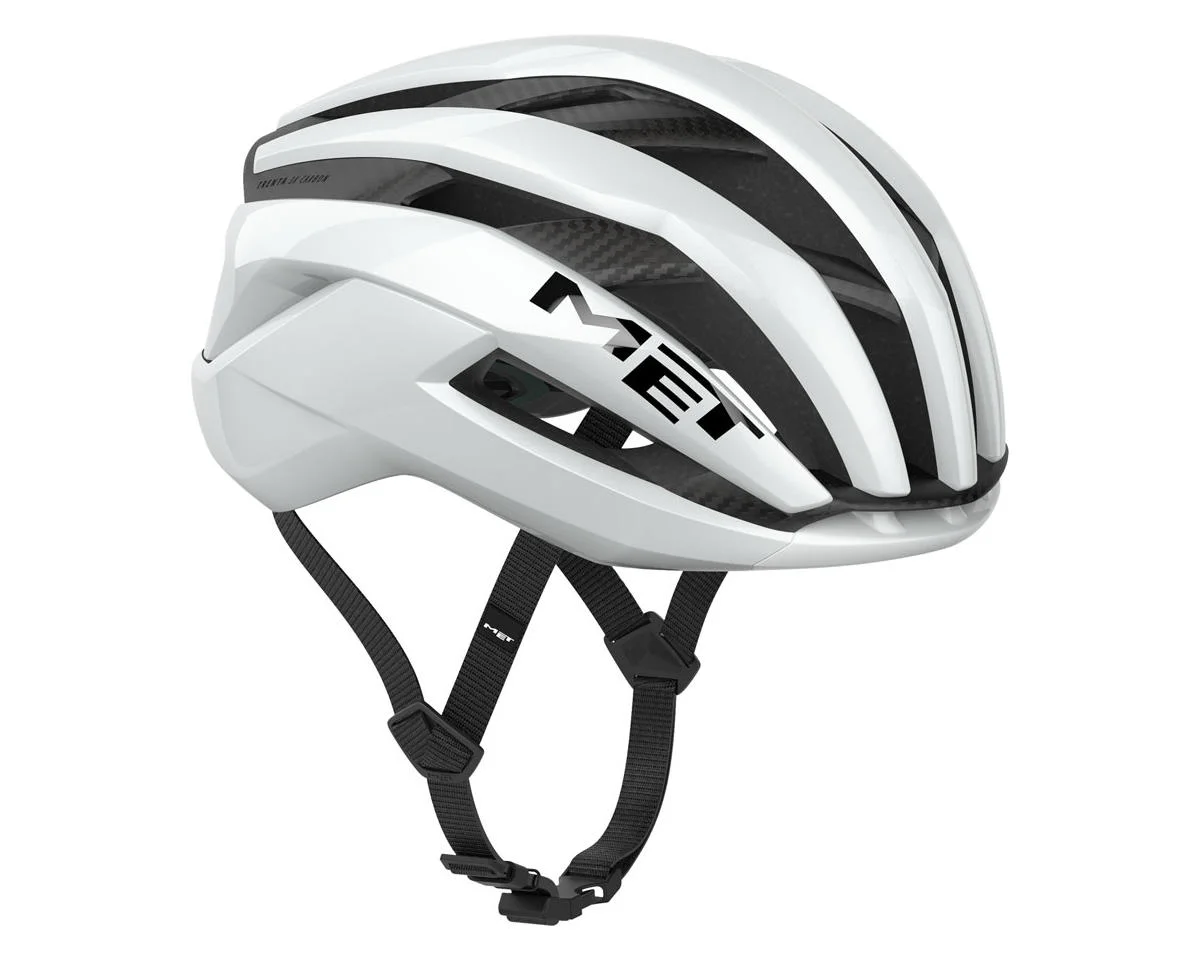 Met Trenta 3K Carbon MIPS Road Helmet (White Gloss) (S) - view 4
